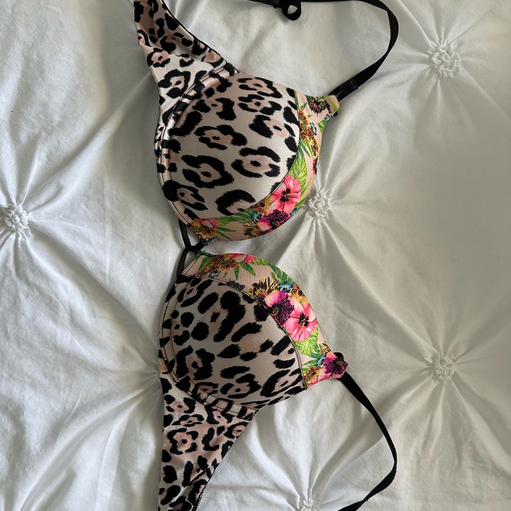 Victoria's Secret Kids One Piece with Leopard and Floral Design